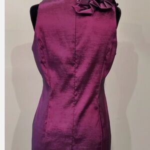 dressbarn One Shoulder Purple Dress